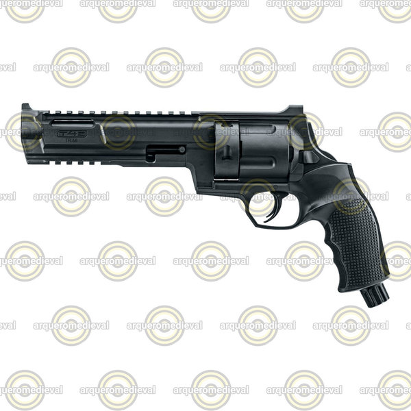 Revolver CO2 Training Autodefensa T4E TR68 16 Joul PaintBall cal. 68 + Laser Rojo