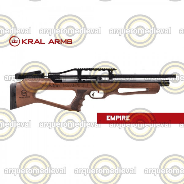 Carabina PCP KRAL Puncher Empire madera 5,5mm 24Joul