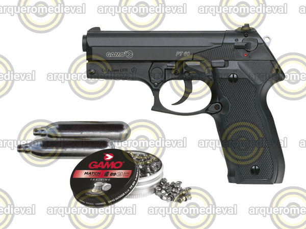 Pistola CO2 Gamo GAMO PT80 4.5mm 3J