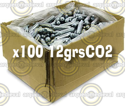 100x Bombonas Capsulas ASG CO2 12gr