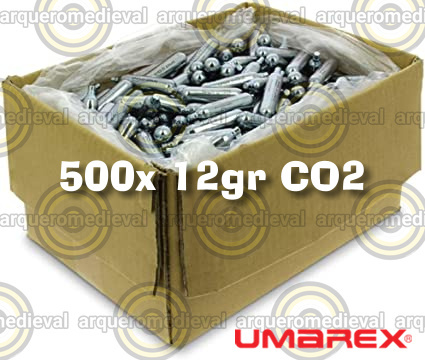 500x Bombonas Capsulas Umarex CO2 12gr Pistola