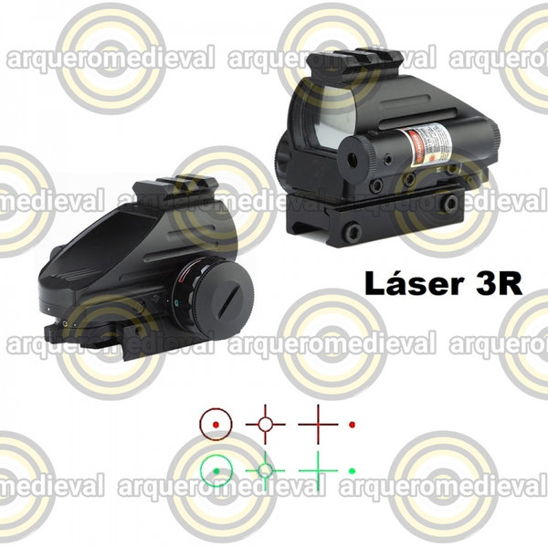 Mira Electronica Zasdar 1X22x33mm Con Laser