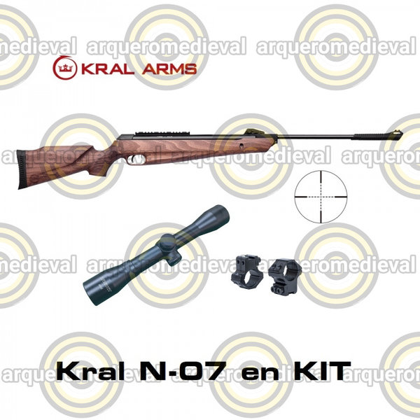 Carabina Kral Air N 07 KIT Deluxe 4.5mm 24J