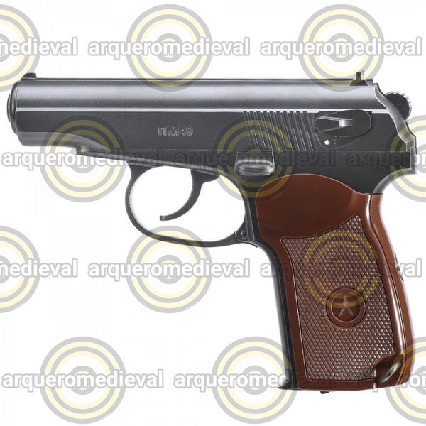 Pistola CO2 BORNER Makarov PM49 4.5mm BBs 3J