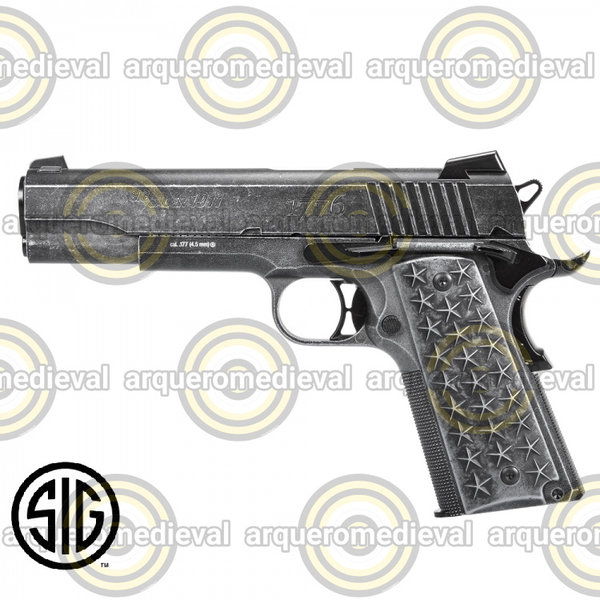 Pistola CO2 SigSauer WTP 4.5mm BBs B.Back 3J