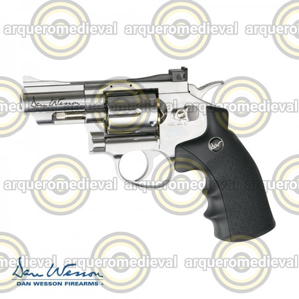 Revolver CO2 Dan Wesson 2.5" Silver 4.5mm BBs 2J