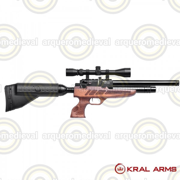 Pistola PCP KRAL Puncher NP04 SA 6.35mm 24J