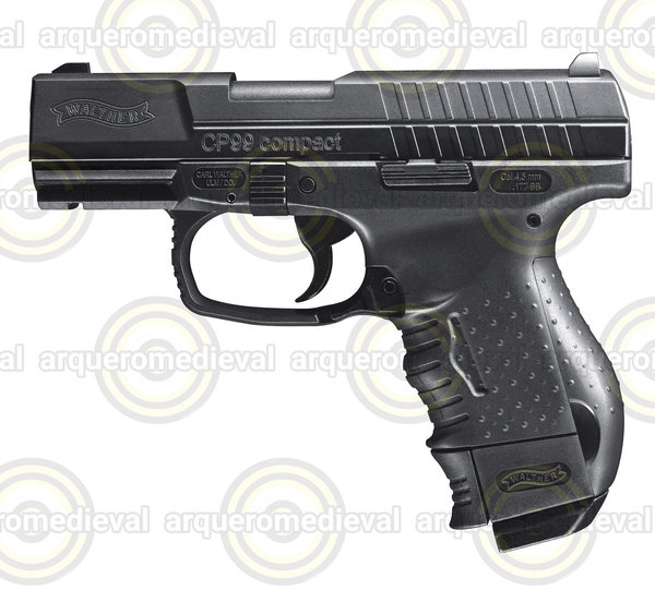 Pistola CO2 Walther CP99 Compact 4.5mm BBs 2J