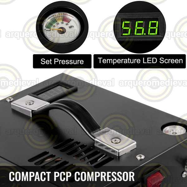 Compresor PCP AQM 12v 220v 300b 1000cc