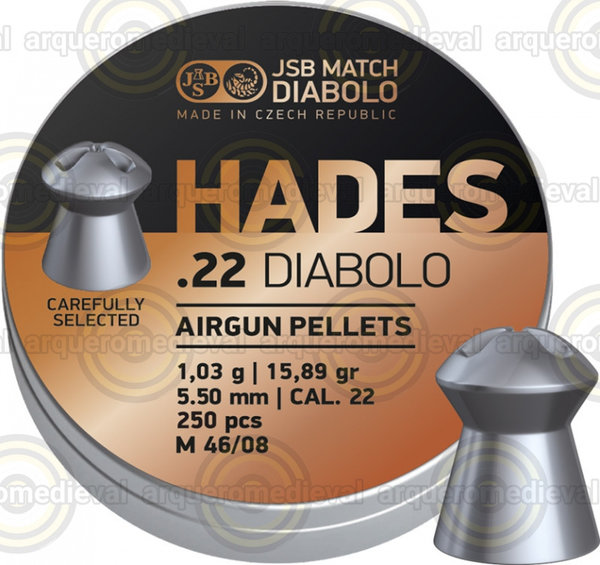 Balines JSB Pellet Hades 5.5mm 250u 1.03g
