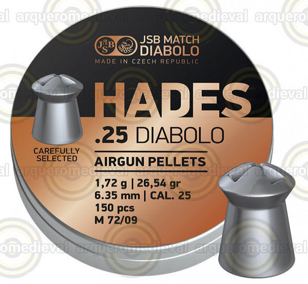 Balines JSB Pellet Hades 6.35mm 100u 1.72g