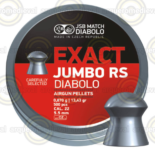 Balines JSB Exact Jumbo RS 5.52mm 250u 0.87g