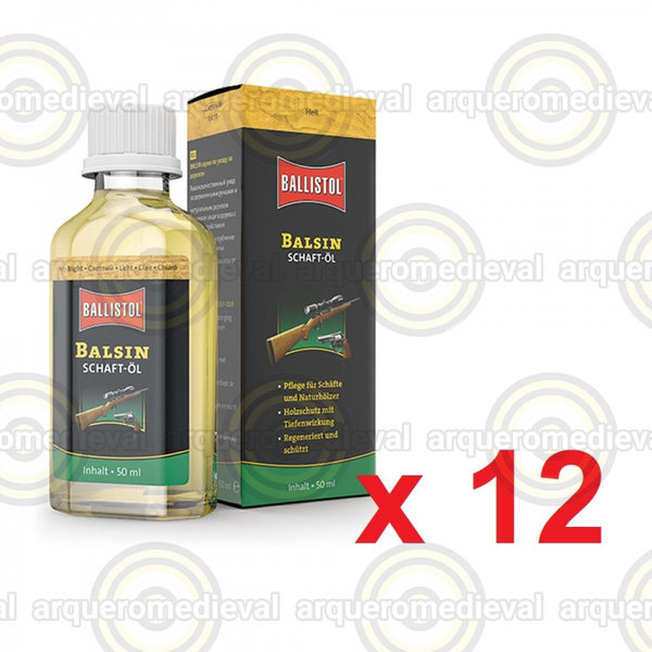 12x Balsin AceiteProtector Bright 50ml Ballistol