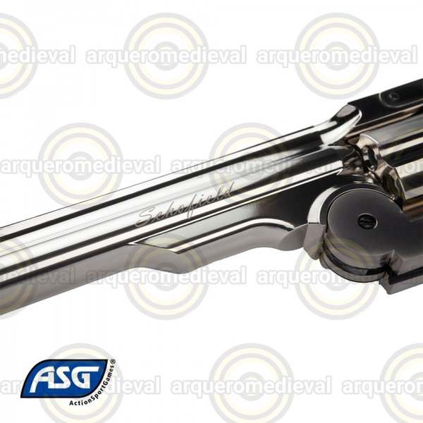 Revolver CO2 Schofield 6" MARFIL Full metal 4.5mm
